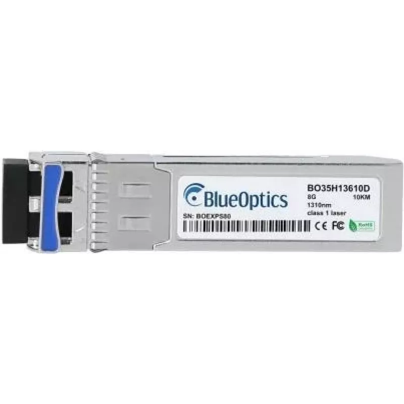 Suderinamas Extreme Networks 8G-SFP-000153 BlueOptics BO35H13610D SFP+ siųstuvas-imtuvas, LC-Duplex, 2/4/8GBASE-LW, Fibre Channel, vienmodis pluoštas, 1310nm, 10KM, 0°C/+70°C (8G-SFP-00015)