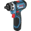 Bosch GSR 12V-15 FC Professional 1300 RPM Beraktis 600 g Juoda, Mėlyna