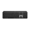 „Logitech MX Keys S“, skirta „Mac“, klaviatūra, biuro, RF belaidė + Bluetooth, QWERTZ, vokiečių, aliuminis, balta