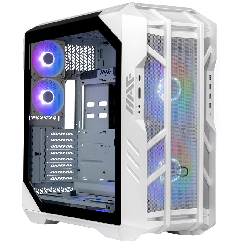 PC korpusas HAF 700 su langu ARGB baltas
