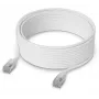 Tinklo kabelis Ubiquiti UACC-Cable-Patch-EL-C6A-12M-W RJ-45 Cat6a 12 m permatomas baltas