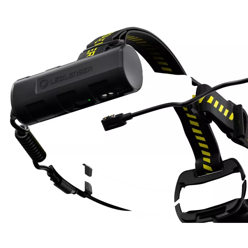 Ledlenser 502195 žibintuvėlis Juoda, Geltona Galvos žibintuvėlis LED