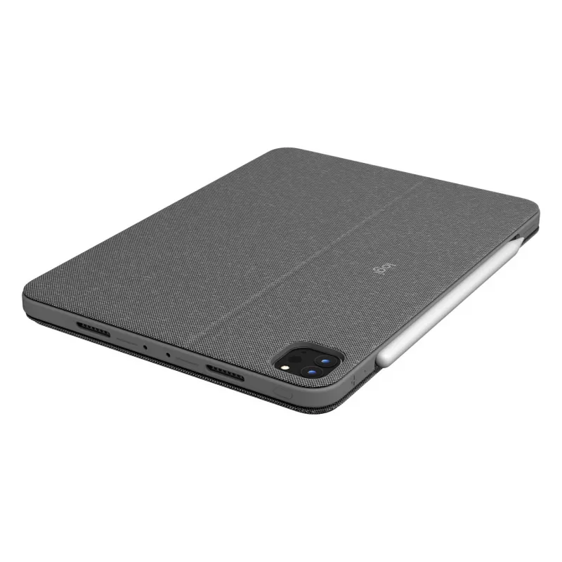 Logitech Combo Touch, skirtas iPad Pro 11 colių 1, 2, 3, 4 kartos, šiaurietiškas QWERTY išdėstymas, jutiklinė aikštelė