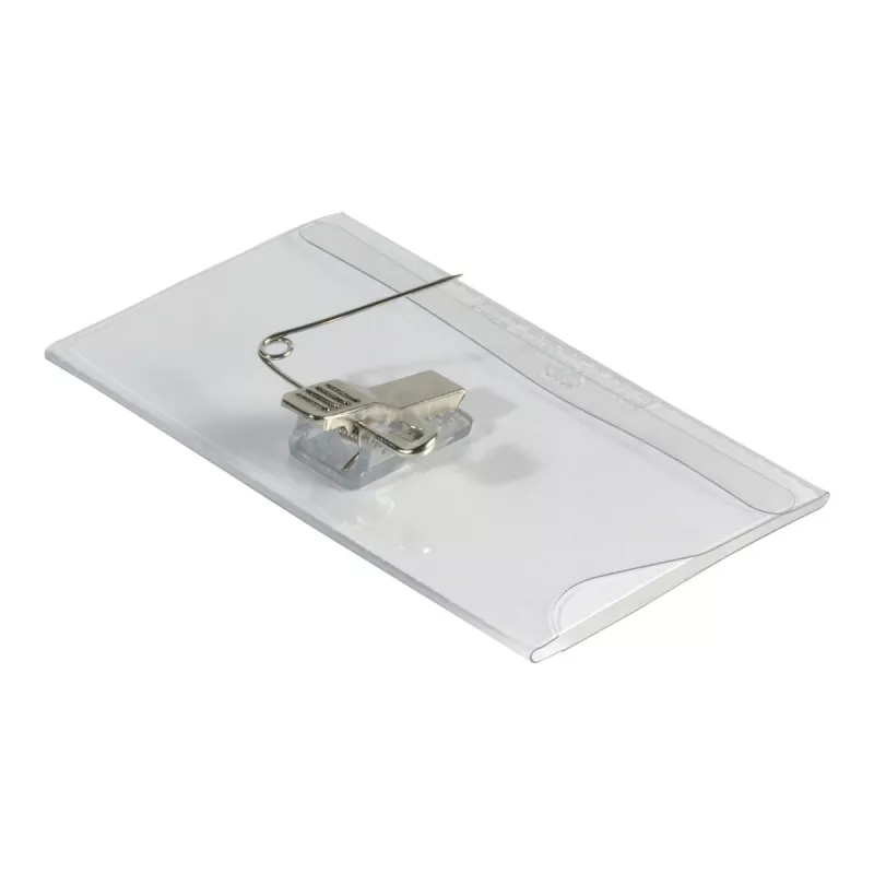 Patvarus PVC kombinuotas segtukas vardo kortelei Durable 8101-19