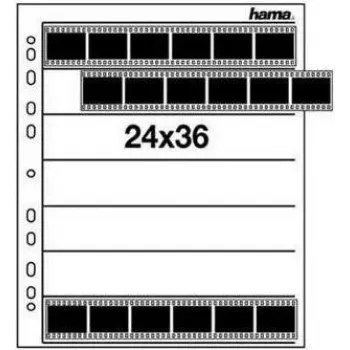 Hama negatyvų įdėklai, 24 x 36 mm, matinio pergamento, nuotraukų albumas 7 lapai