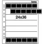 Hama negatyvų įdėklai, 24 x 36 mm, matinio pergamento, nuotraukų albumas 7 lapai