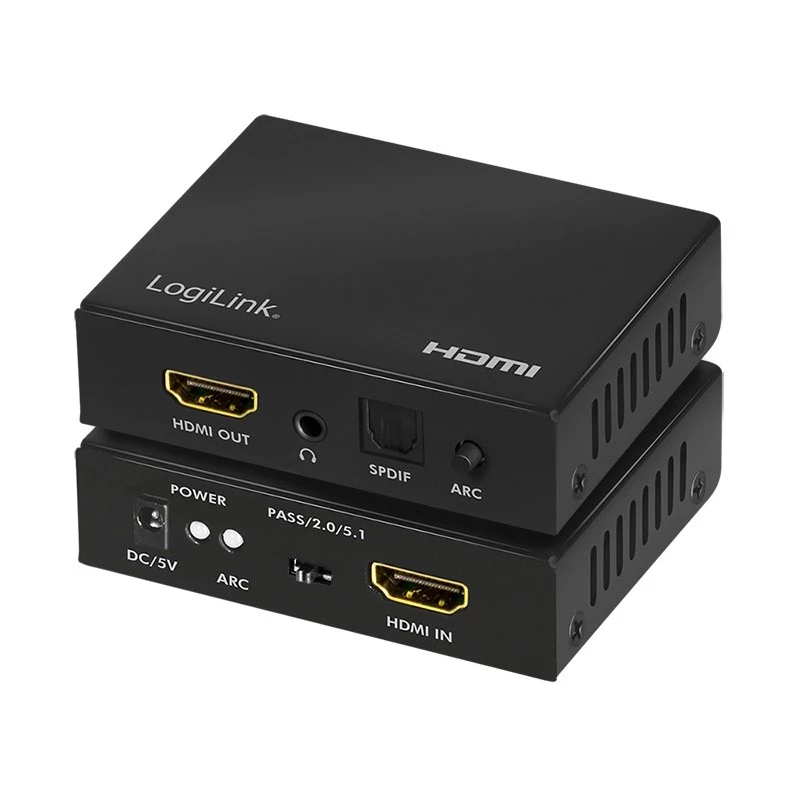 HDMI garso ištraukiklis 2CH/5.1CH, 4K/60Hz