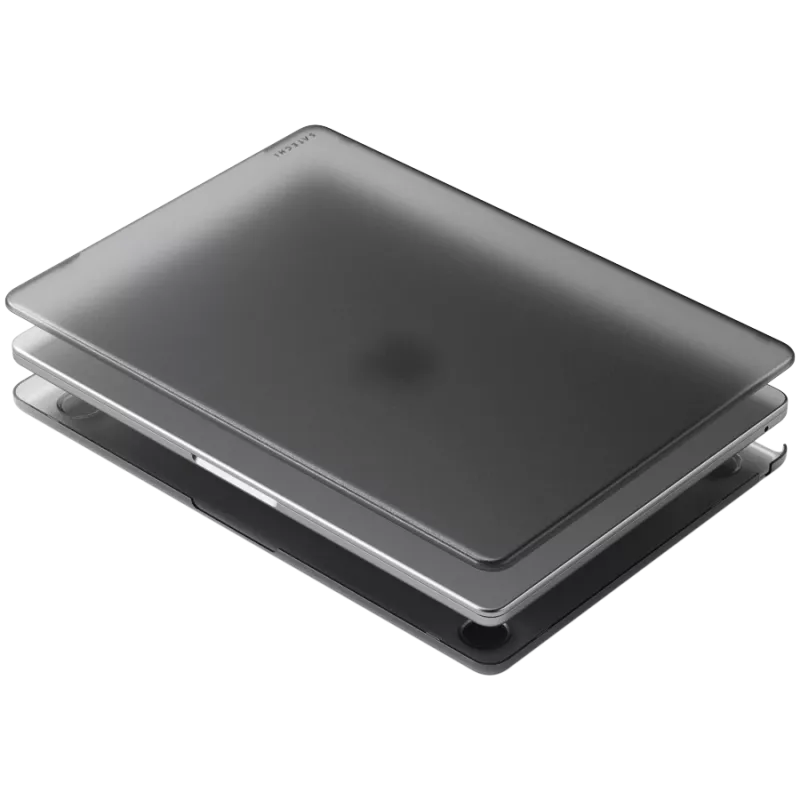 Satechi Eco Hardshell dėklas ST-MBAM2DR, skirtas MacBook Air 13 M2, tamsus