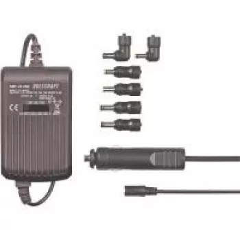 Nešiojamojo kompiuterio maitinimo blokas Voltcraft SMP-45 USB 45 W, išėjimo įtampa parenkama: 9,5 V / 12 V / 15 V / 16 V / 18 V, USB įkrovimo prievadas