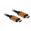 HDMI kabelis DeLOCK 85728 1,5 m Type A juodas auksinis