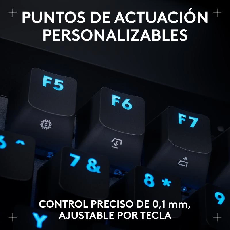Logitech G PRO X TKL RAPID klaviatūra, skirta žaidimams, USB, QWERTY, juoda