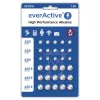 Šarminės baterijos everActive AGMIX30BL 1,5 V — pakuotėje 30 vnt., sagos/monetos formos elementai