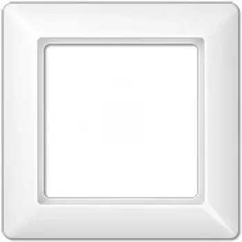 Elektros jungiklio sienelės dengiamoji plokštė JUNG AS 581 WW Balta, duroplastas, 80,5×80,5 mm