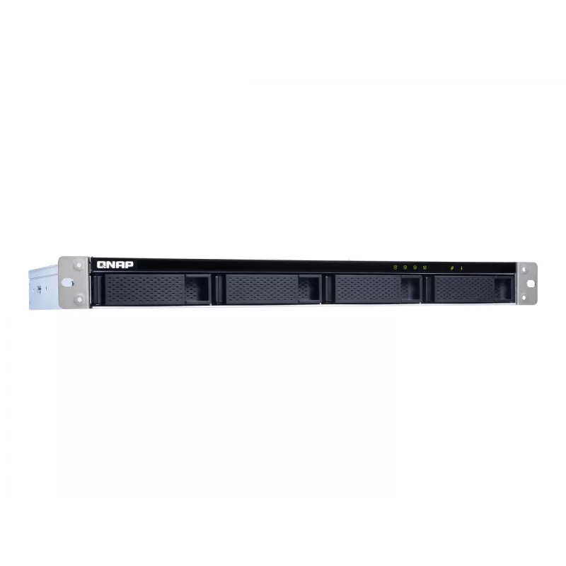 QNAP TL-R400S saugojimo diskų korpusas HDD/SSD korpusas juoda, pilka 2,5/3,5 colio
