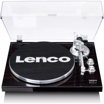 Lenco LBT-188 USB-patefonas su diržine pavara, riešutmedžio spalvos (LBT-188 Walnut)