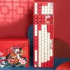 Varmilo VEA108 Koi žaidimų klaviatūra, MX-Brown, balta LED – US išdėstymas
