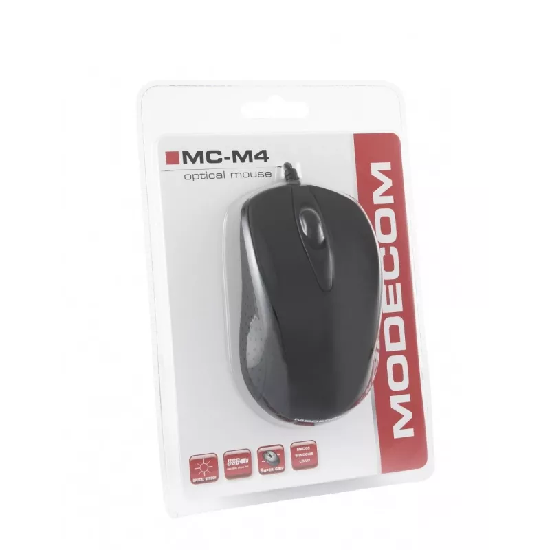 Modecom MC-M4 pelė USB Type-A optinė 800 DPI abiem rankoms tinkama