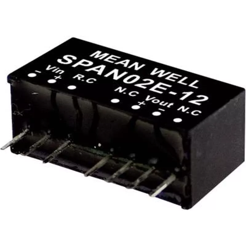 Maitinimo adapteris/keitiklis MEAN WELL SPAN02C-03, įėjimas 36–75 V, išėjimas 2 W 0,5 A