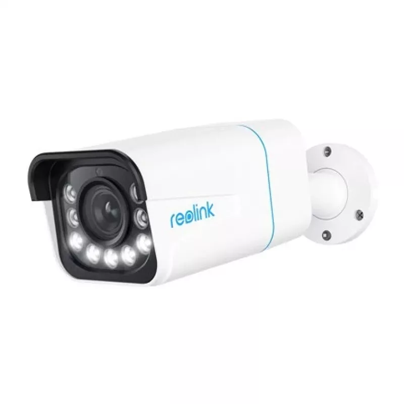 IP apsaugos kamera Reolink P430 4K (8 MP, 3840×2160, 25 kadr./s, 5x optinis priartinimas, PoE, IP67, MicroSD iki 256 GB)