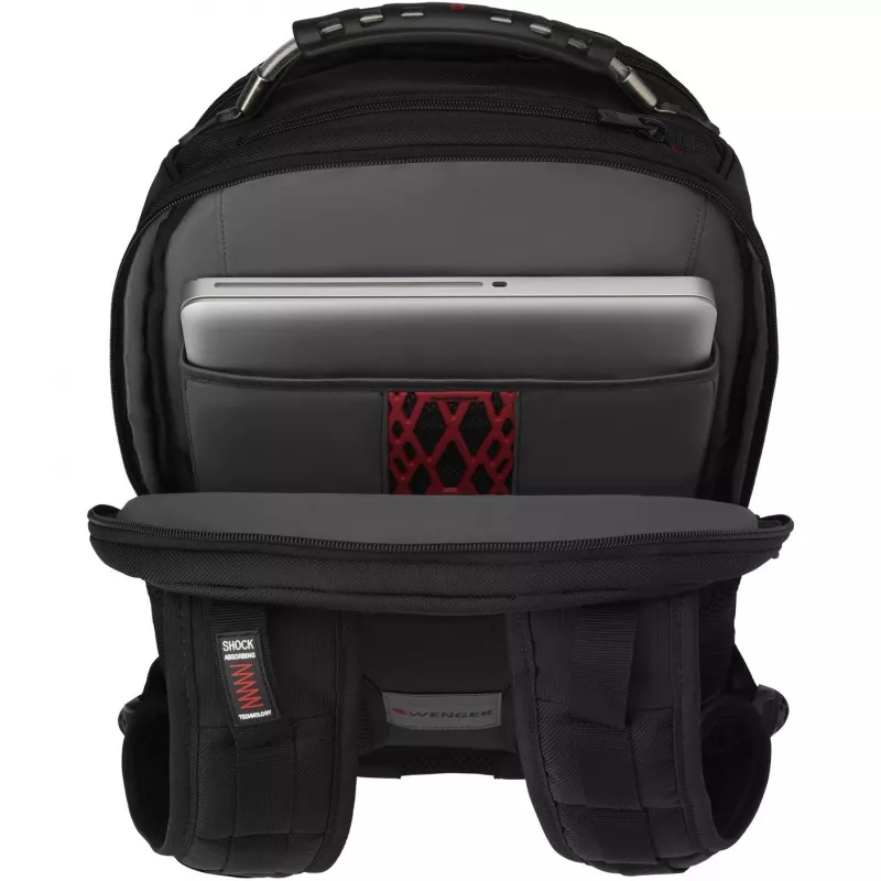 Wenger IBEX Deluxe - nešiojamojo kompiuterio kuprinė - 43,2 cm - 35,6 cm (14 col.) - 40,6 cm (16 col.) - juoda (606493)