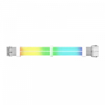 Gamemax | PSU Extension kabelis | VGA/CPU 2x8PIN-B | White