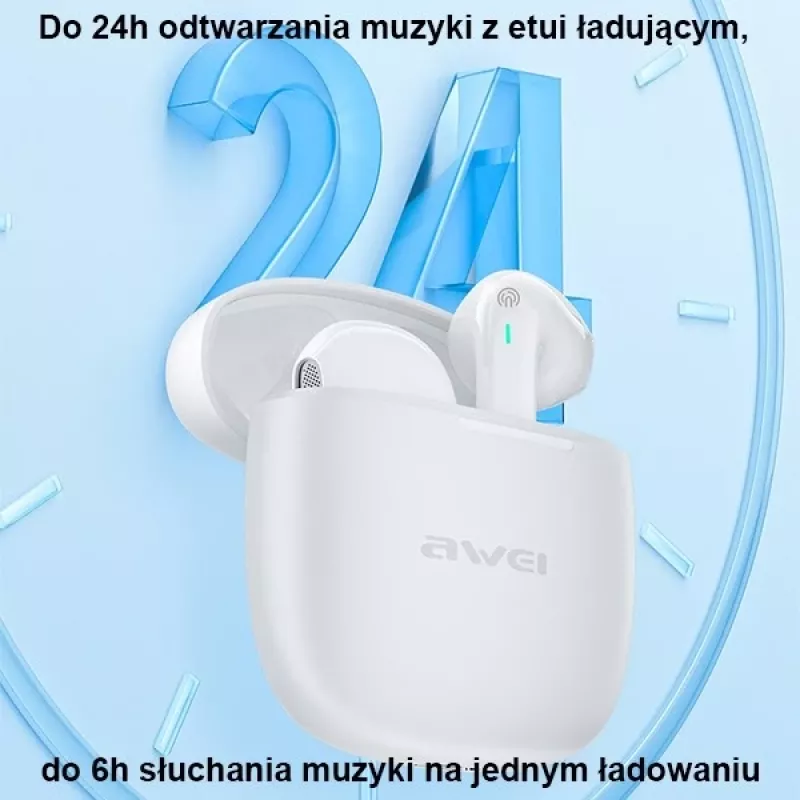 Belaidės ausinės Awei T26 Pro juodos
