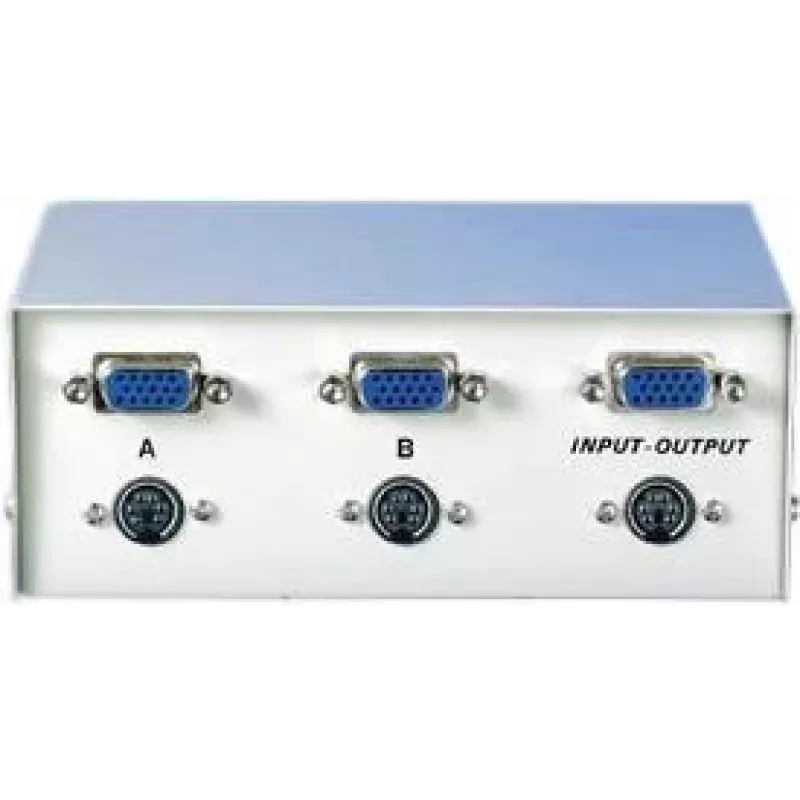 ROLINE Switch Keymon PS/2 / VGA - AB klaviatūros/vaizdo/pelės (KVM) jungiklis pilkas (21.15.8840)