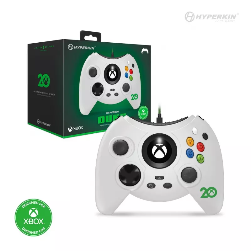 Hyperkin M02668-ANWH, Žaidimų pultas, Xbox One, Xbox Series S, Xbox Series X, Parinkčių mygtukas, Laidinis, USB, USB Type-C