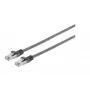 Tinklo kabelis Microconnect V-UTP6A02S-FLAT RJ-45 Cat6a 2m Juodas