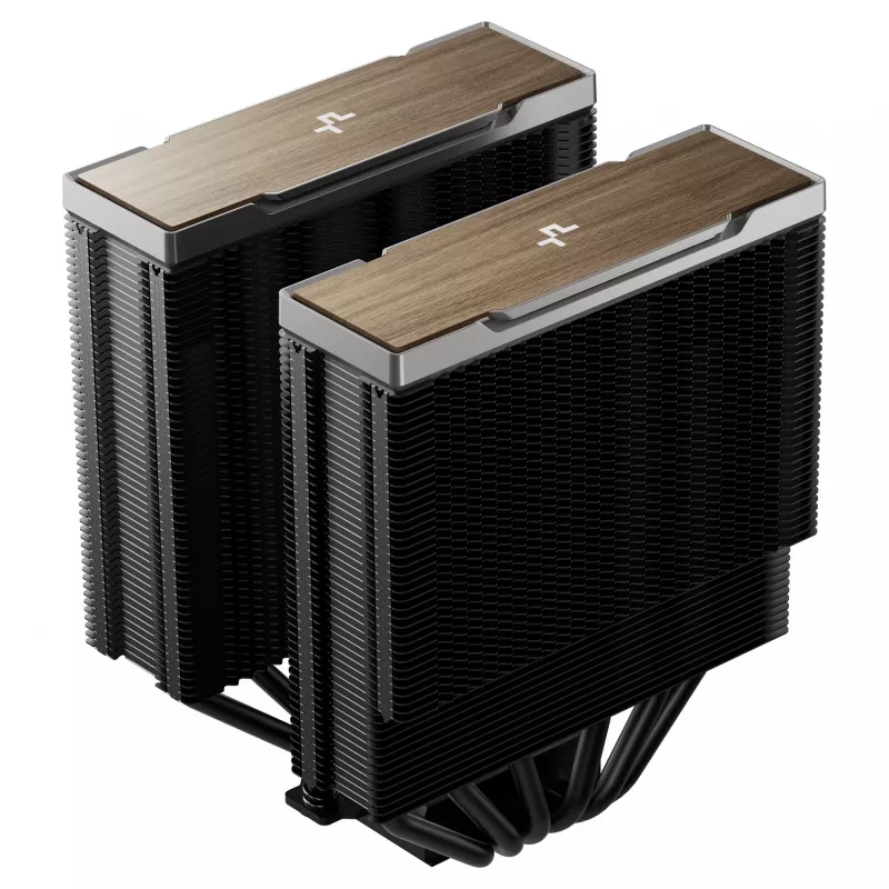 Oro aušintuvas DeepCool AK620 G2, 120 mm ventiliatorius, suderinamas su LGA1700/1200/115x ir AM4/AM5, juodas, 144×127×159 mm