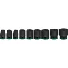 Smūginių galvučių rinkinys Bosch Powertools PRO 1/2 colio 9 vnt., juodas