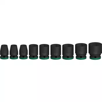Smūginių galvučių rinkinys Bosch Powertools PRO 1/2 colio 9 vnt., juodas