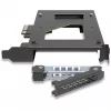 ICY Dock ToughArmor MB111VP-B - mobilioji atminties lentyna - and2 / and3 SSD mobilioji lentyna - 2,5 (6,4 cm) - NVMe - PCIe 4,0 x4 - juoda (MB111VP-B)