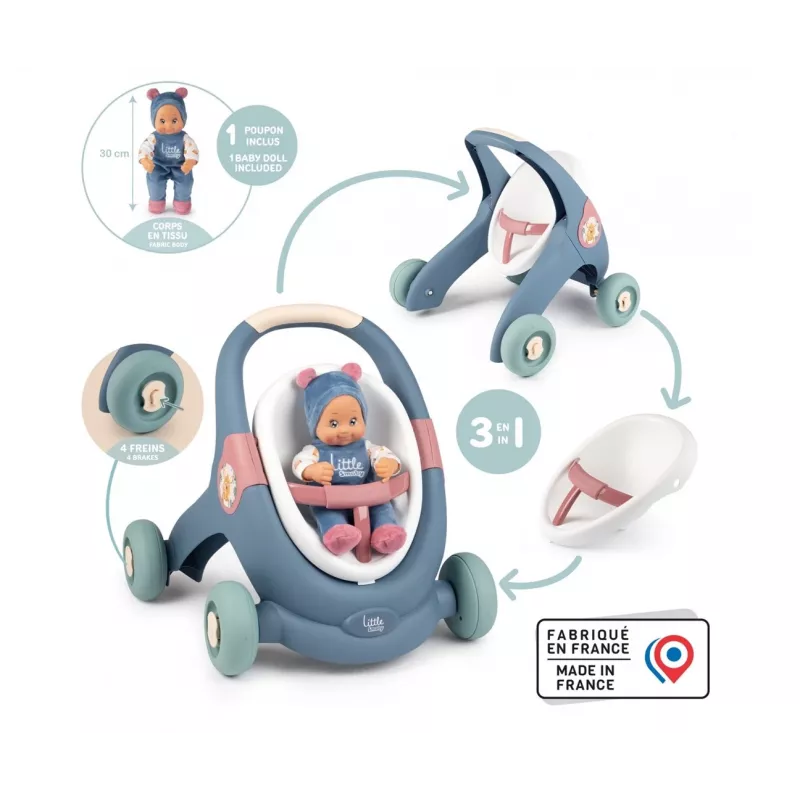 Vaikštynė MATTEL Smoby Dickie 7600140308, plastikinė, įvairiaspalvė, 450×470×500 mm, nuo 12 mėnesių