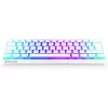 Thock Compact Wireless Pudding Onyx White, Gaming Keyboard White, DE-Layout, Kailh Box Red