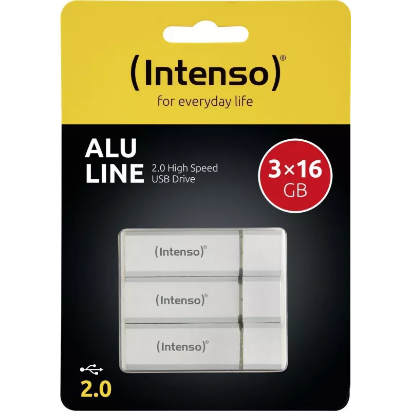 Memory Drive Flash USB2 3X16GB/ALU Line 3521473 Intenso