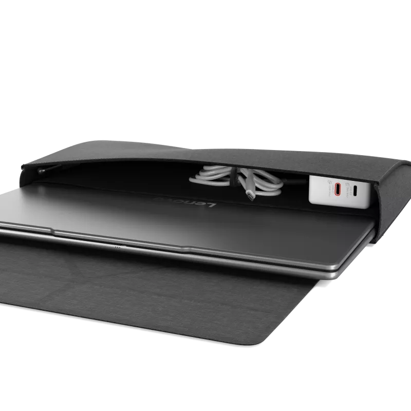 Nešiojamojo kompiuterio dėklas Lenovo Yoga Tote Sleeve 16 colių Pilkas — dėklas 16 colių nešiojamiesiems kompiuteriams, lengvas apsauginis nešiojimo futliaras