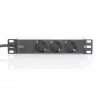 Aliuminis lizdų blokas Digitus DN-95411 3 apsauginiai lizdai 2 m