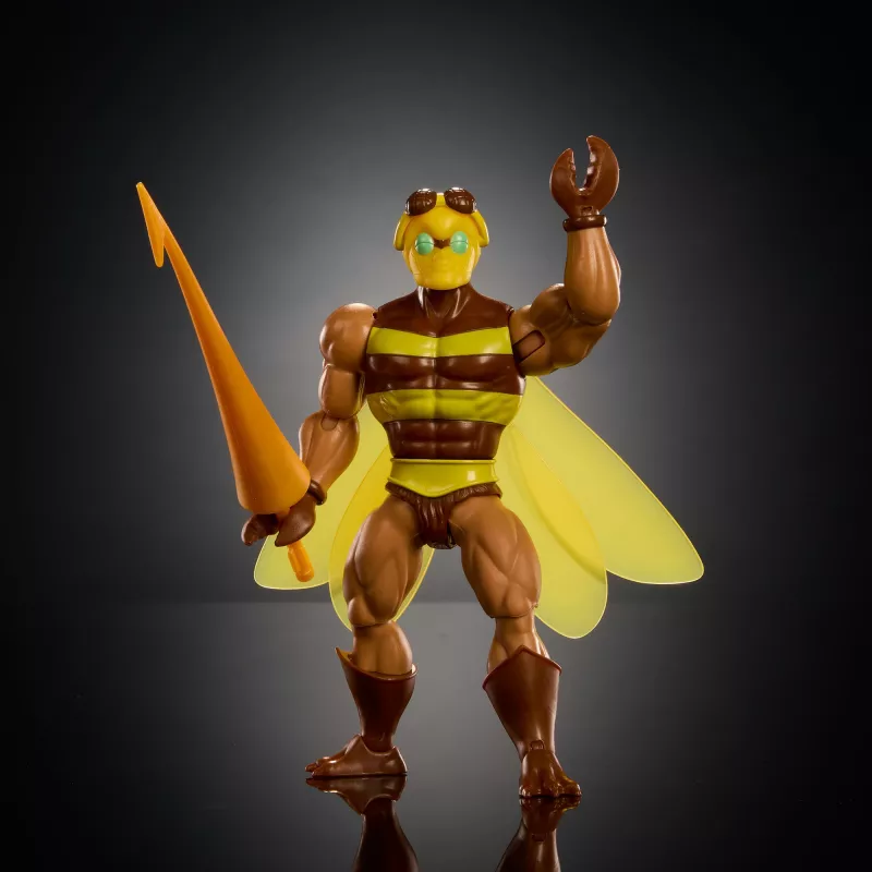 Veiksmo figūrėlė MATTEL Masters of the Universe Origins Buzz Off, kolekcinė žaislinė figūrėlė JBM88