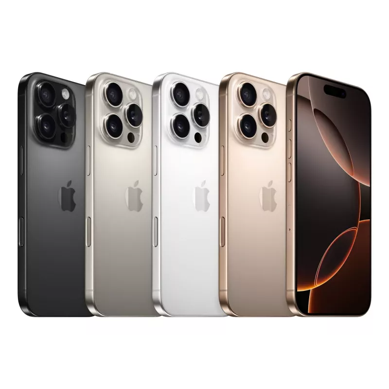 Išmanusis telefonas Apple iPhone 16 Pro 6,3 colio 512GB, A18 Pro, 48MP, Dual SIM, IP68, Smėlio spalvos