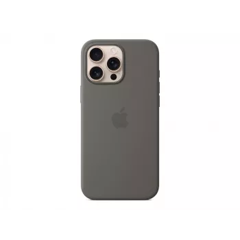 Silikono dėklas su „MagSafe“, skirtas „iPhone 16 Pro Max“ – pilkai akmeninė spalva