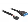 Vidinis USB kabelis DeLOCK 83776 0,45 m, kištukas į lizdą