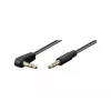 Microconnect AUDLL1.5A garso kabelis 1,5 m 3,5 mm, juodas