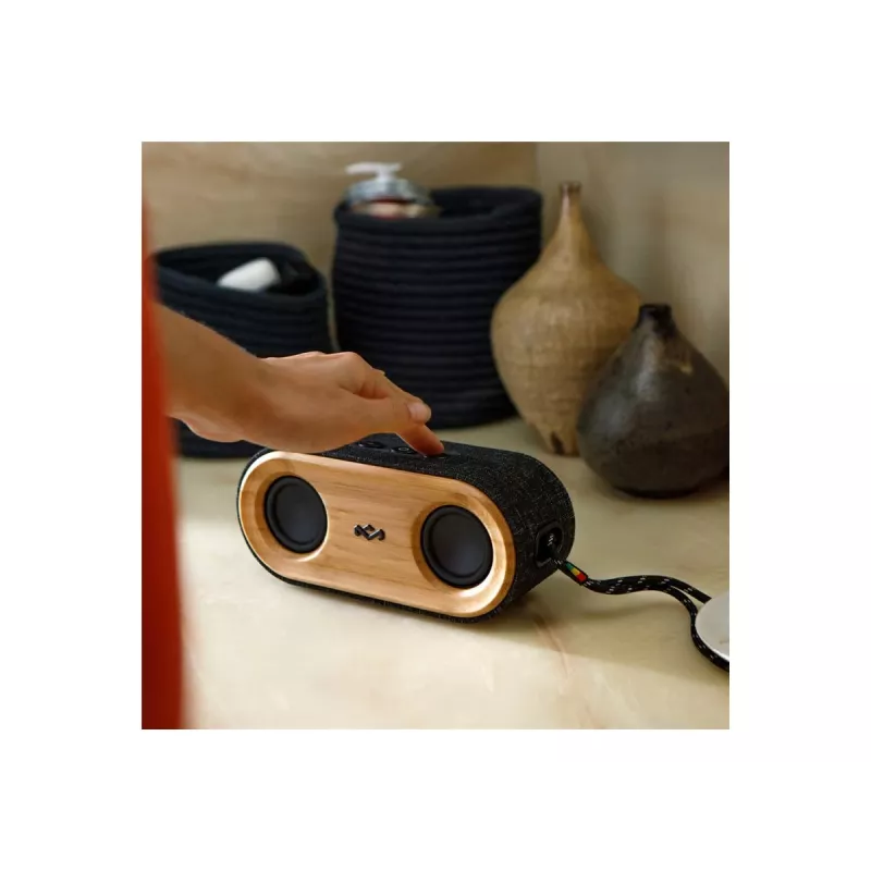 „The House Of Marley“ EM-JA021-SB nešiojamas/vakarėlių garsiakalbis Stereo nešiojamas garsiakalbis Juoda, Geltona 20 W