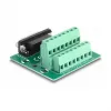 DeLOCK D-Sub 15 kontaktų lizdas į gnybtų bloką, skirtas DIN bėgiui 58 mm x 61 mm x 30 mm