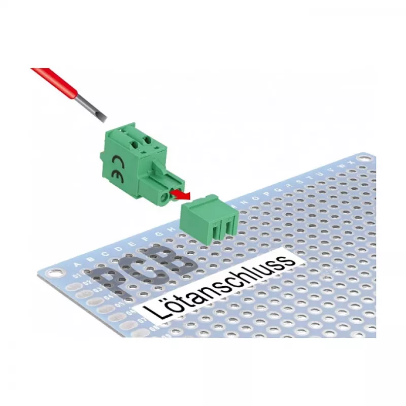 Gnybtų bloko rinkinys PCB DeLOCK 66505