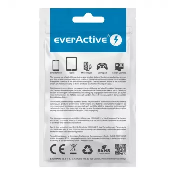 everActive USB-C laidas 1 m - Juodas, pintas, greitas įkrovimas, 3A - CBB-1CB