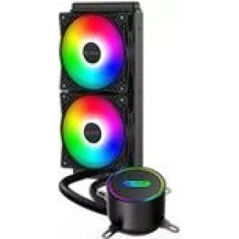 AIO procesoriaus aušintuvas PCCOOLER GI-CL240VC su 240 mm radiatoriumi, 1600 RPM siurbliu