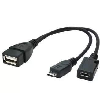 OTG laidas USB Micro AF- BM+(F) USB 2.0 OTG 15cm