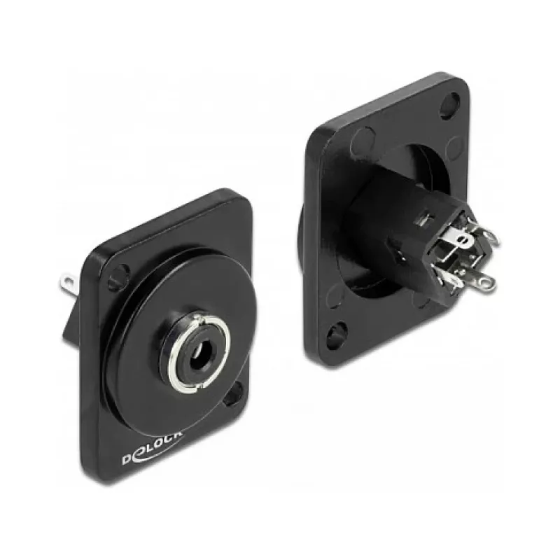 D-Type modulis 3,5 mm 3 kontaktų stereo lizdas lituojamam sujungimui DeLOCK 86789
